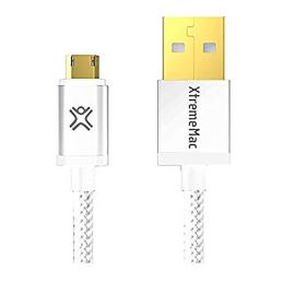 CABLE USB-A/USB-B 1,2M REVERSIBLE BLANC XTREMEMAC