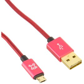 CABLE USB-A/USB-B 1,2M REVERSIBLE ROUGE XTREMEMAC