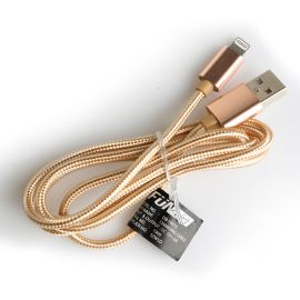 CABLE LIGHTNING 2A T38 DB-19015 1,2M GLD FUNWAY