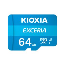 KIOXIA CARTE MICRO SD EXCERIA 64GO + ADAPT