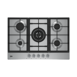 TABLE DE CUISSON HIAW_75225 5F AGAZ 75CM INOX BEK