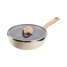 SAUTEUSE+ COUV 24CM ECRU G1678704 TEFAL