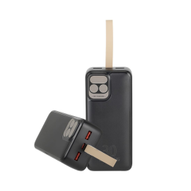 POWERBANK VA2585 30000MAH 20W BLACK RIVACASE