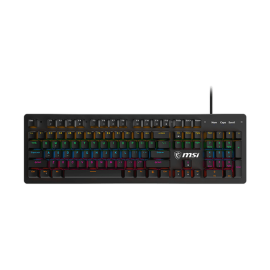 CLAVIER GAMER FILAIRE FORGE GK300 BLUE SWITCH MSI