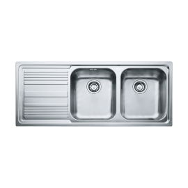 EVIER ENC 2BACS EGOUTGAUCHE LLL621 116X500 FTRANK