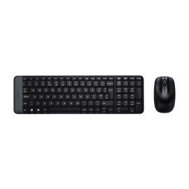 COMBO SANS FIL MK220 AZERTY NOIR LOGITECH