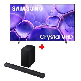 LED UA85U8000FUXMV SAMSUNG + BARRE DE SON HW-B450F/MV 2.1 SAMSUNG