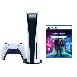 PLAYSTATION PACK PS5 + JEU GHOSTWIRE TOKYO