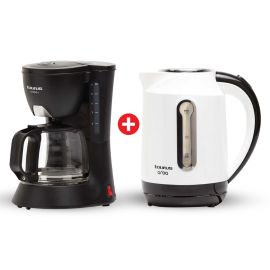 CAFETIERE LIVORNO 6 TASSE+BOUILLOIRE AROA 1.7L