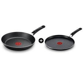 SET CREPIERE B4450202 25POELE B5821002 20CM TEFAL