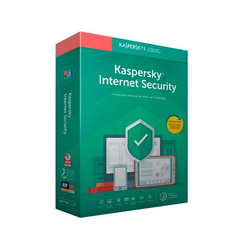 KASPERSKY   ANTIVIRUS INTERNET SECURITY 1P /1AN   Logiciels  2575325