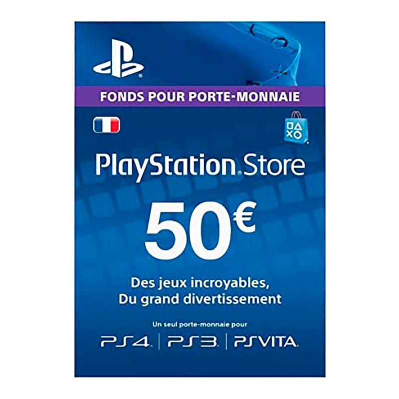 PLAYSTATION   PS4 LIVECARDS PLAYSTATION 50  Support  2583296