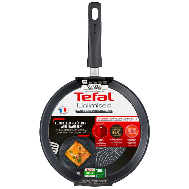 POELE CREPIERE25CM UNLIM G2553802 INDUCTION TEFAL