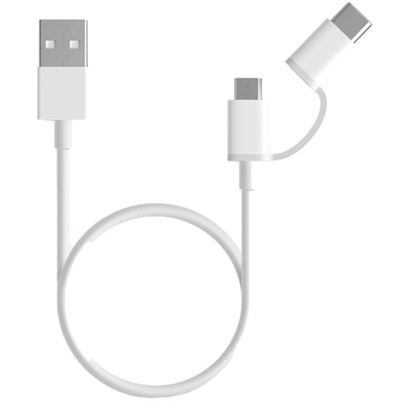XIAOMI   CABLE USB 2EN1 MICRO USB + USB-C  Câblage  2872031