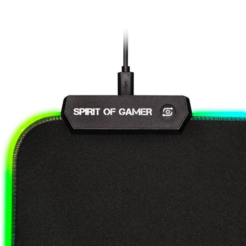 SPIRIT OF GAMER TAPIS DE SOURIS LED RGB 10 MODES