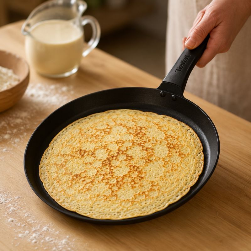 SET CREPIERE B4450202 25POELE B5821002 20CM TEFAL