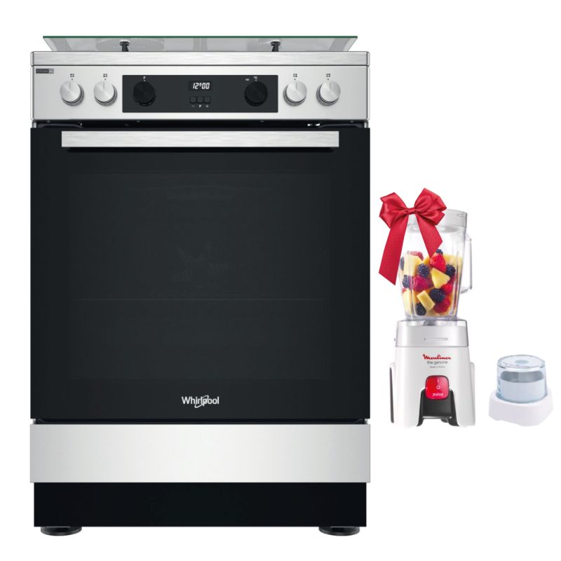 WHIRLPOOL   LM2410 + WS68G8CHX/E  Cuisinière 4 feux  cac2990105